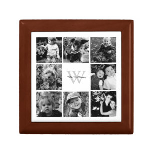 Boîte À Souvenirs Collage photo de famille personnalisée