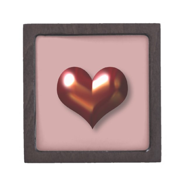 Boîte À Souvenirs De Première Qualité Coeur de bronze AH2011 (Devant)