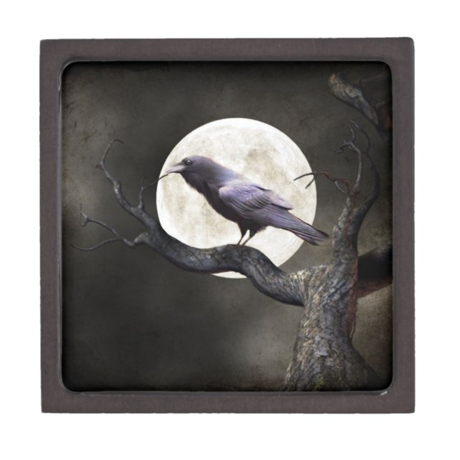 Boîte À Souvenirs De Première Qualité Raven mauvais (Devant)