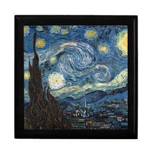 Boîte À Souvenirs Nuit étoilée par Vincent Van Gogh