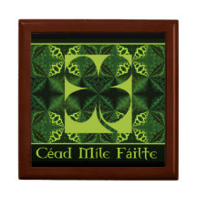 Shamrock kaléidoscopique A33 - CÉAD MÍLE FÁILTE.Bo