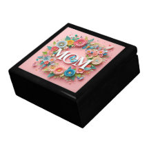 Texte de conception MOM avec Fleurs et Papillons
