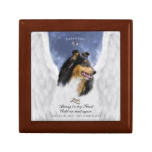 Tricolore Collie Angel Portrait de chien - Gardien