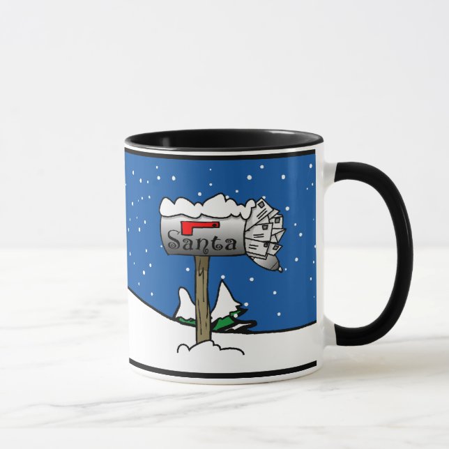 Boîte aux lettres père Noël - Mug de Noël (Droite)