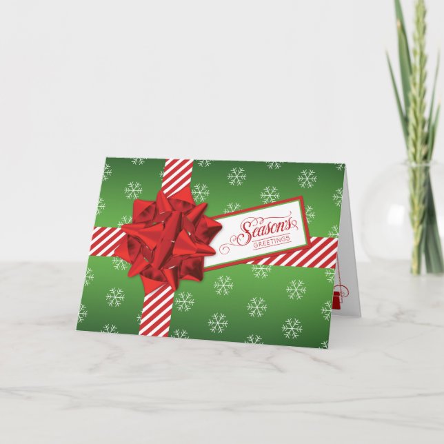 Boîte-cadeau de Faux de la carte | de vacances de (Devant)