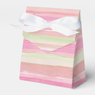 Boite cadeau Pink Green Watercolor