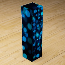 Bleu brillant Bokeh Abstrait