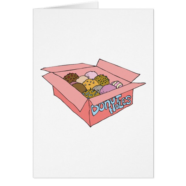 boîte de beignets troués (Devant)