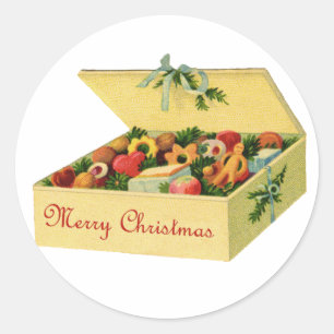 Boîte De Cookies De Noël Stickers