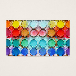 Boîte de couleur de peinture d'amusement
