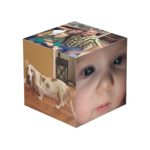 Boîte de cube de photo personnalisée amusante en 2