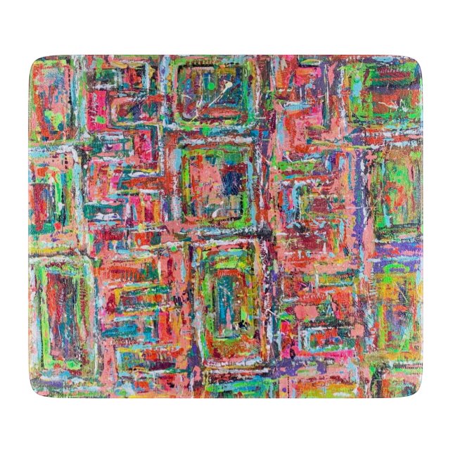 Boite de Pandore 6 x 7 Déco Planche à découper en  (Devant)