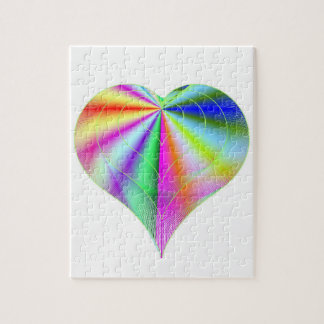 Boîte de puzzle Rainbow Heart