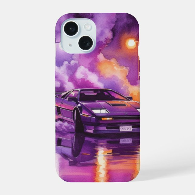 Boîte de téléphone Synthwave Retro Future Hyper Ca (Verso)