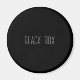 Boîte noire - Magnet typographique
