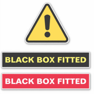 BOÎTE NOIRE STICKER FITTÉ