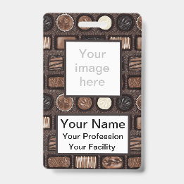 Boîte personnalisée de Badge de Chocolats