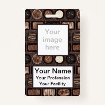 Boîte personnalisée de Badge de Chocolats