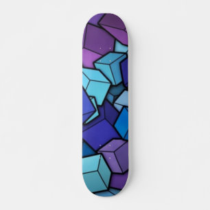 Boîtes Abstraites colorées Skateboard