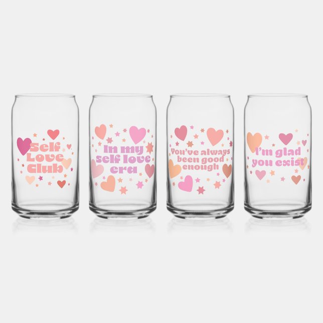 Boîtes en verre Self Love Set de 4 (Recto)
