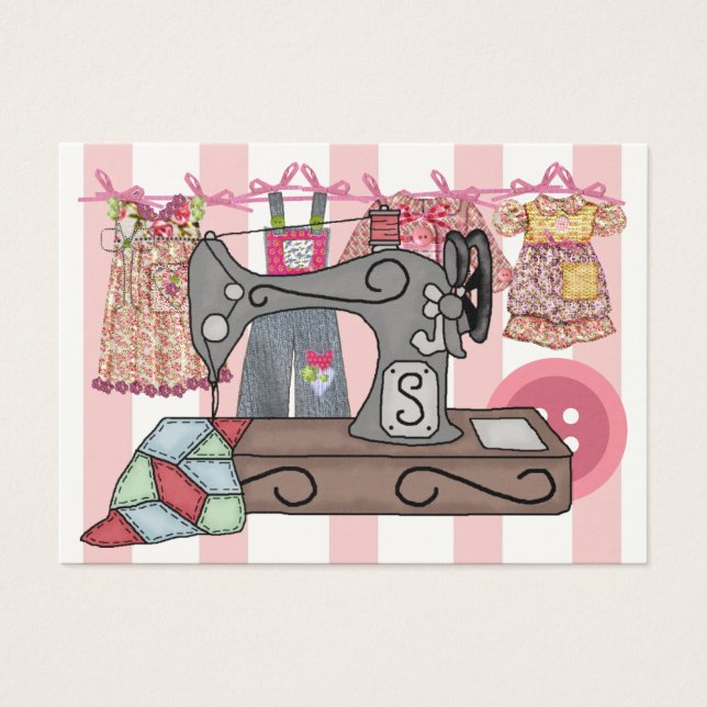 Boîtier cadeau à coudre / carte d'artisanat (Devant)