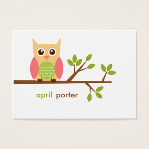 Boîtier cadeau de hibou, étiquette cadeau (#GIFT00