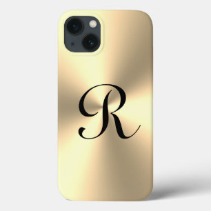 Boîtier de téléphone Coque métallique Or Apple iPh