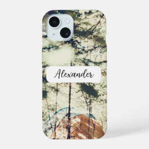 Boîtier de téléphone de forêt et de tente