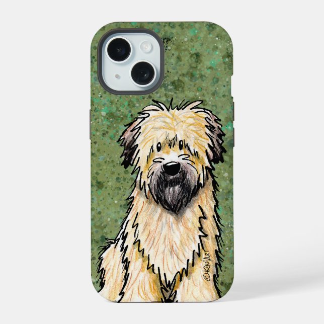 Boîtier de téléphone de Terrier à revêtement doux (Verso)