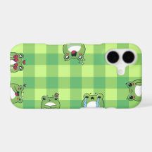 Boîtier Iphone 17 - Grenouille Kawaii