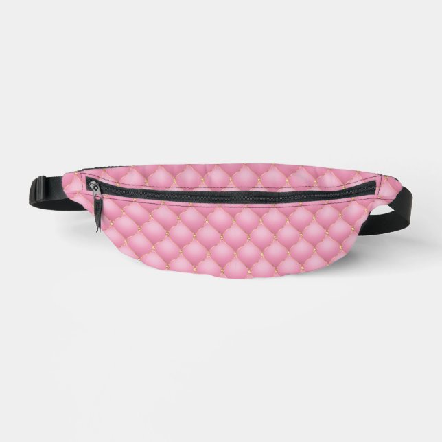 Boîtier Ogee Gold Diamonds Tufted Pink Pink Fanny (Recto)