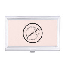 Vintage Cercle Timbre Logo Artiste maquillage rose