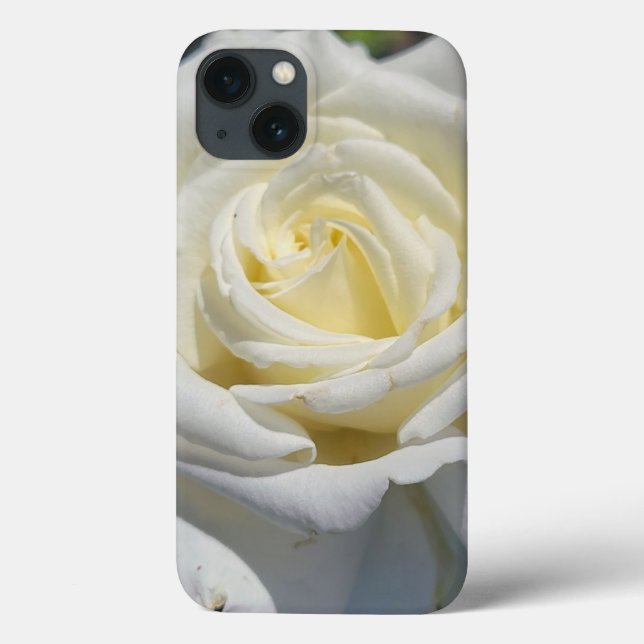 Boîtier téléphonique Coque Rose-Blanc (Verso)