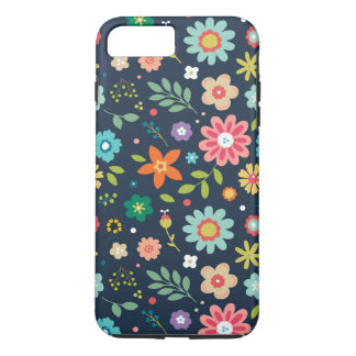 Boîtier téléphonique floral iPhone 8 Plus Coque de