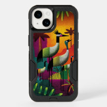 Boîtier téléphonique Jungle Pop Crowne Cranes
