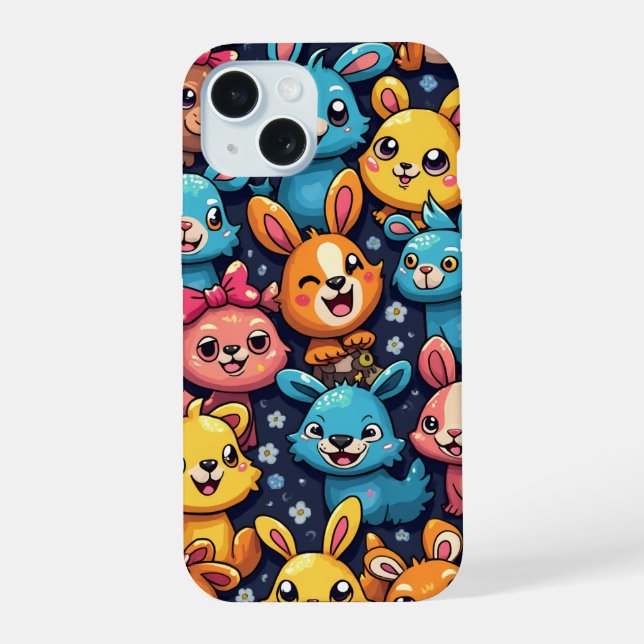 Boîtier téléphonique pour chats mignons (Verso)