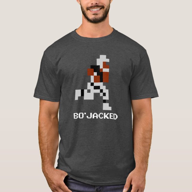Bo'Jacked (schwarz) T-Shirt (Vorderseite)