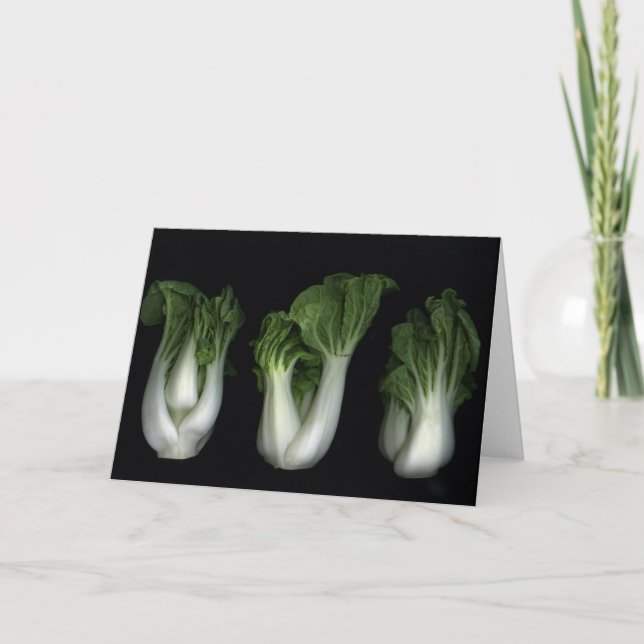 Bok Choy Karte (Vorderseite)