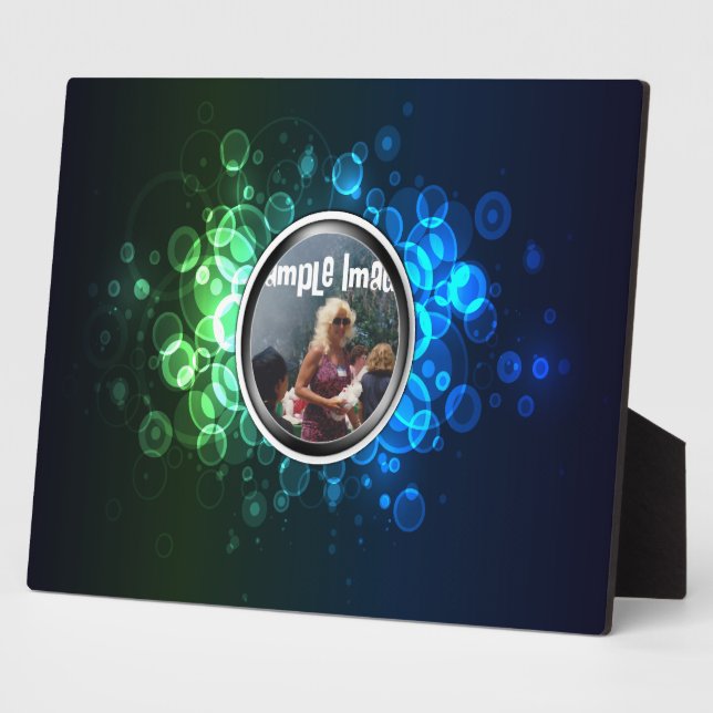 Bokeh Art Plaque Fotoplatte (Seite)