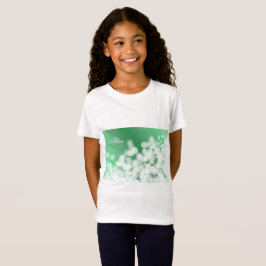 bokeh Artbeschaffenheit. Name T-Shirt