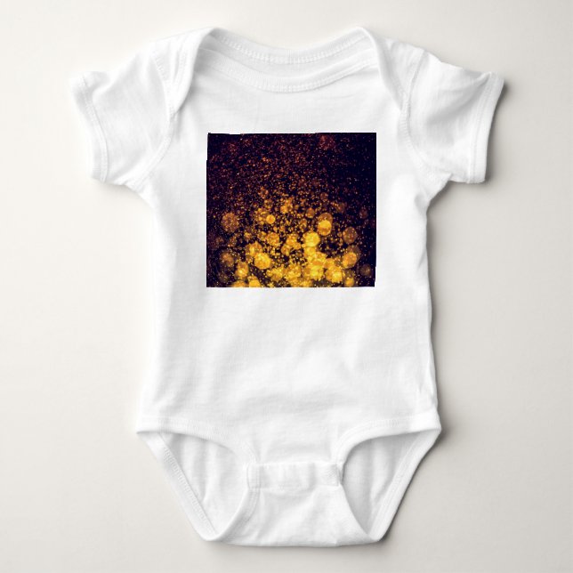 Bokeh Brillianz: Abstraktes Lichtspiel Baby Strampler (Vorderseite)