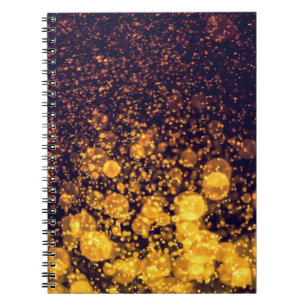 Bokeh Brillianz: Abstraktes Lichtspiel Notizblock