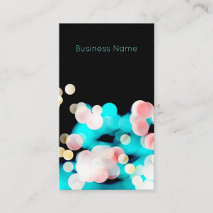 Bokeh Elegant Carte de visite moderne
