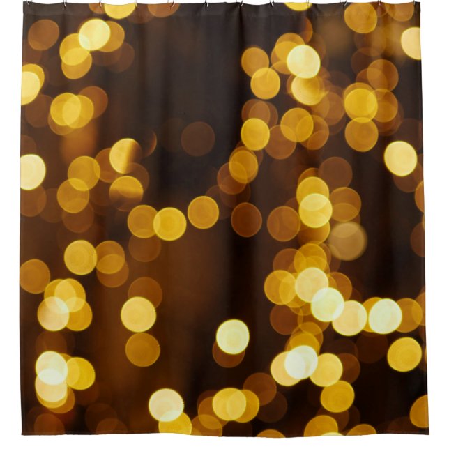 Bokeh-Fotografie Duschvorhang (Vorderseite)