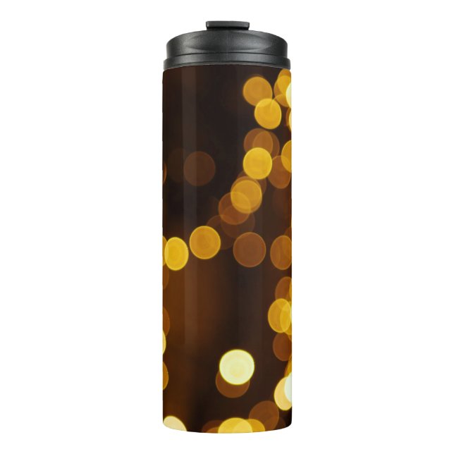 Bokeh-Fotografie Thermosbecher (Vorderseite)