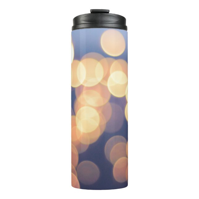 Bokeh-Fotografie Thermosbecher (Vorderseite)