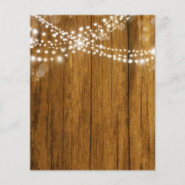 Bokeh Herz Lights & Wood Grain Scrapbook Paper