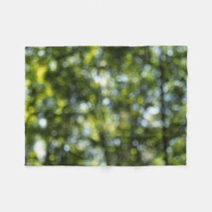 Bokeh im Frühjahr Fleecedecke