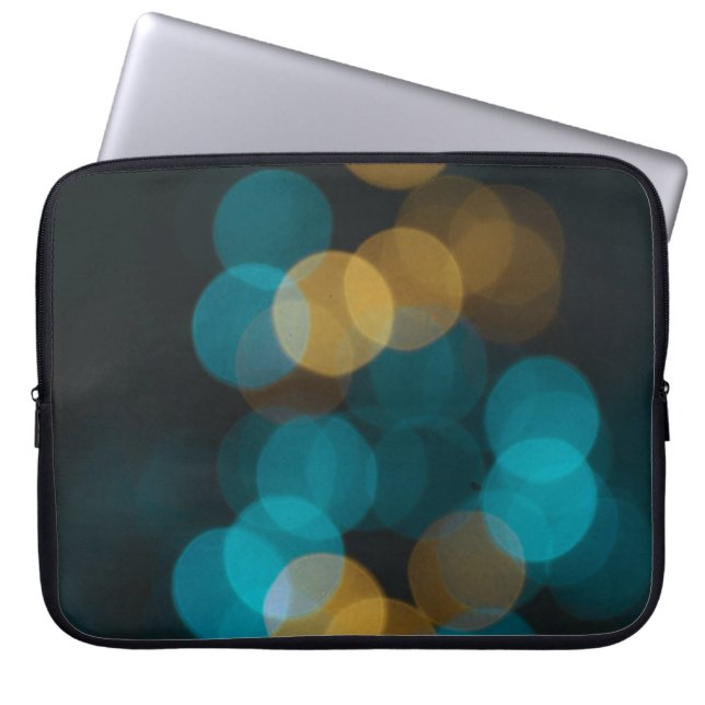 Bokeh Laptopschutzhülle (Vorderseite)
