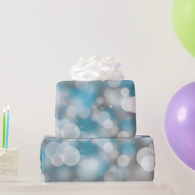 Bokeh Party Lights Geschenkpapier (Partygeschenke)